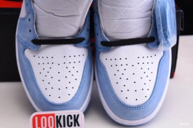 Rep TBK BLUE JORDAN 555088-134 RETRO AIR UNIVERSITY BLACK WHITE 1 HIGH 0807